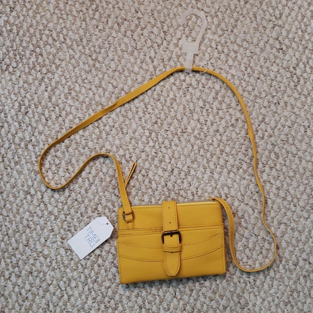 NEW mustard yellow purse